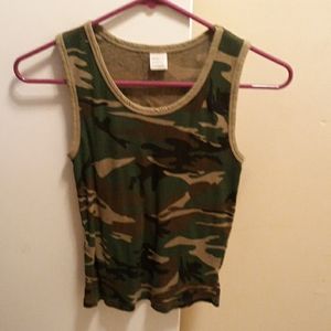 Camo tank top